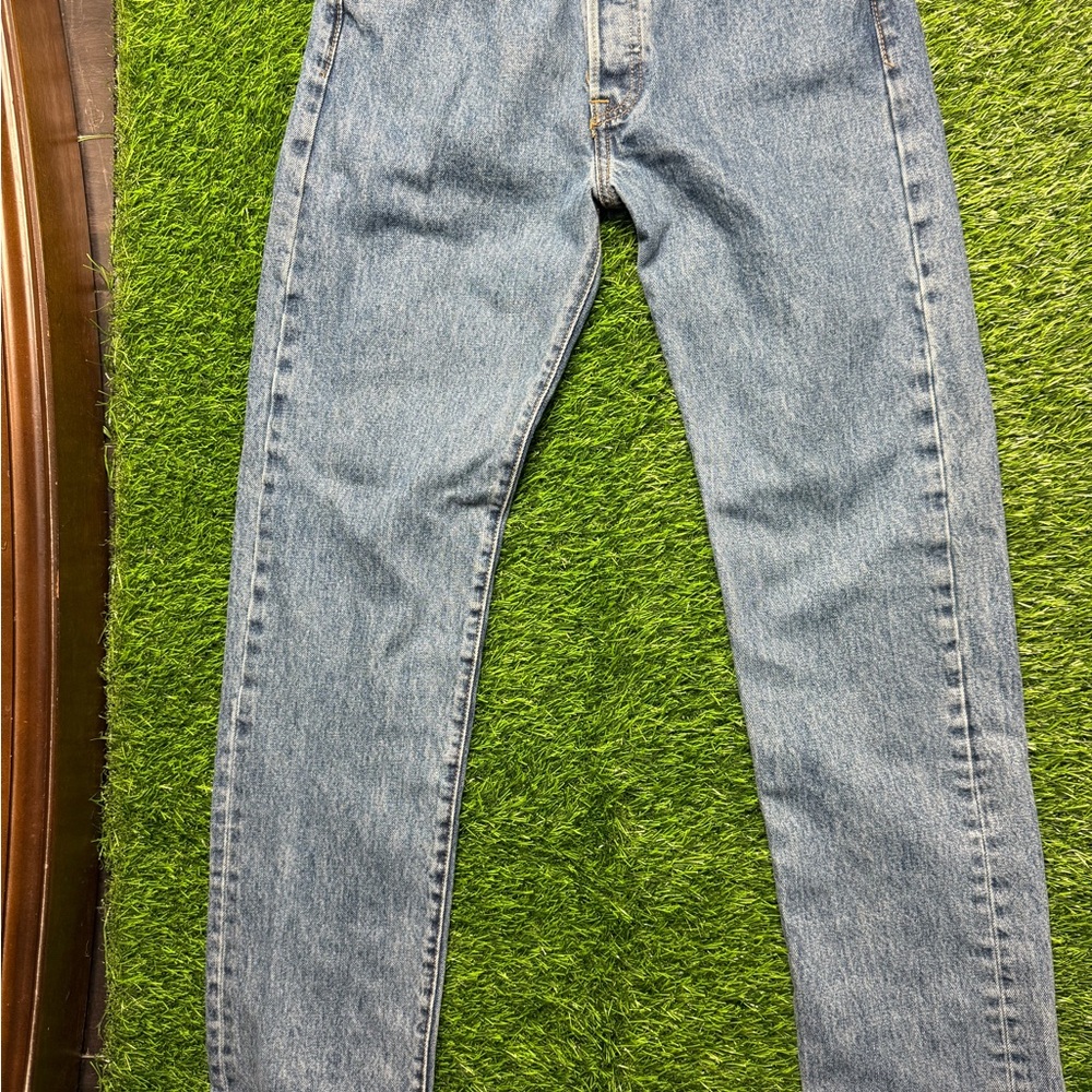 Levi's 501 Jeans Mens Sz 30x 36 (*Actual 29.5 X 35) Denim Blue Button Fly Work